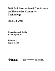 2011 3rd International Conference on Electronics Computer