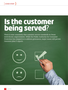 is the customer being served?