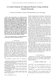 A Control Scheme for Industrial Robots Using Artificial