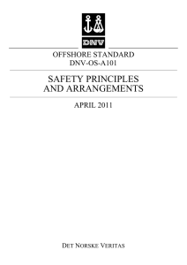 DNV-OS-A101: Safety Principles and