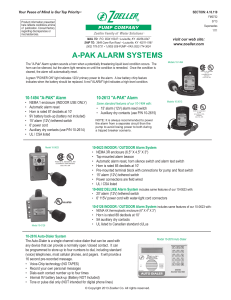 a-pak alarm systems