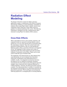 PSpice Radiation Effects Modeling