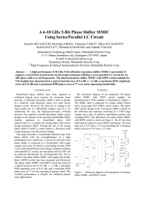 A 6-18 GHz 5-Bit Phase Shifter MMIC Using Series/Parallel LC Circuit