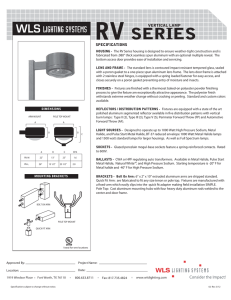 RV Series p1(s) - WLS Lighting Systems