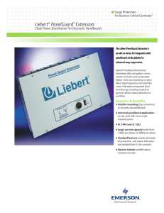Liebert® PanelGuard™ Extension