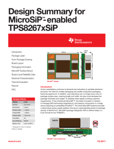 MicroSiP - Texas Instruments
