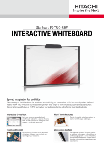 StarBoard FX-TRIO-88 Interactive Whiteboard Brochure