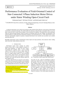 Performance Evaluation of Field-Oriented Control of Star