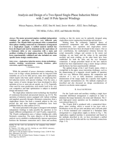 Analysis and Design of a Two-Speed Single