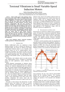 Torsional Vibrations in Small Variable