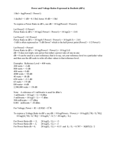 Electrical Theory, Ohm`s Law, Kirchoff`s Laws, Decibels, Multimeters