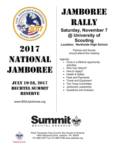 2017 NATIONAL JAMBOREE JAMBOREE RALLY
