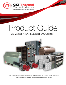 Product Guide - CCI Thermal Technologies Inc.