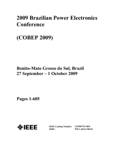 2009 Brazilian Power Electronics Conference