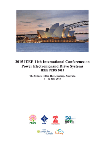 2015 IEEE 11th International Conference on Power Electronics and