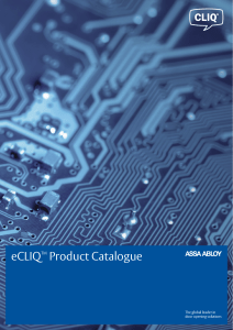 eCLIQ - Product Catalogue.