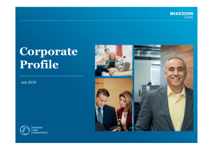 Company Profile - McKesson Canada