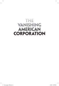 5 - The Vanishing American Corporation