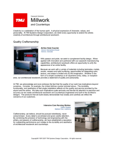 Millwork - TMI Systems Corporation