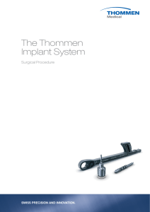 The Thommen Implant System