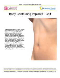Body Contouring Implants - Calf