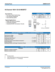 N-Channel 100-V (DS) MOSFET