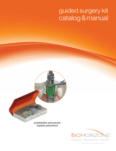 Guided Surgery Catalog