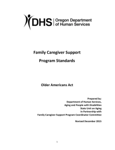 Standards for Family Caregiver Support Program_2015