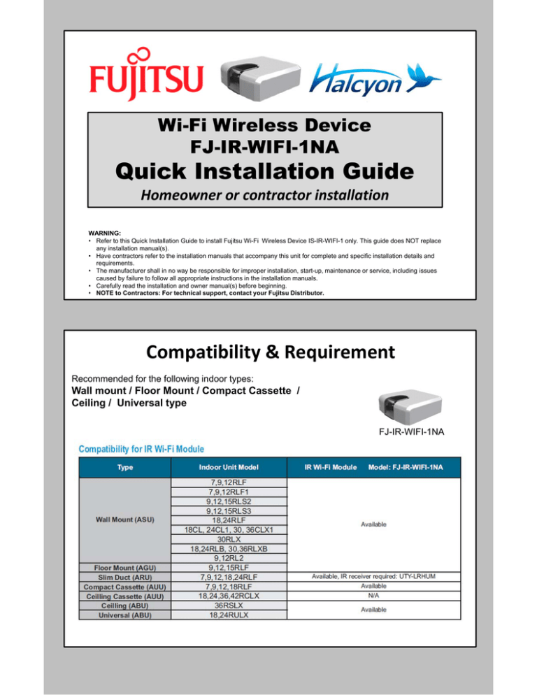 Quick Installation Guide