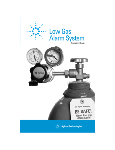 Low Gas Alarm System Operation Guide