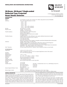 SK-Beam Addressable Beam Smoke Detector and SK