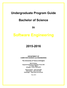 Undergraduate Program Guide - Department of Computer Science