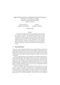 Sketch Recognition of Digital Logical Circuits