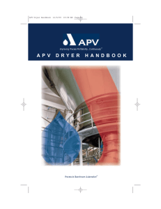 APV Dryer Handbook