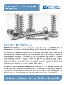 REMFORM ® II™ "HS" Brochure