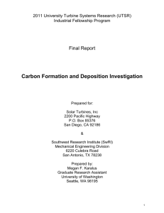 Carbon Formation and Deposition Investigation