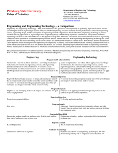 Engineering and Engineering Technology