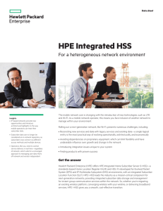 HPE Integrated HSS