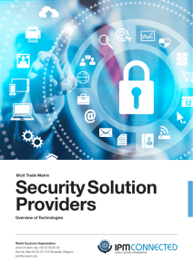 Security Solution Providers - IPM