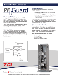 TCI PF Guard Power Factor Correction