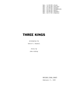 Three Kings - Daily Script