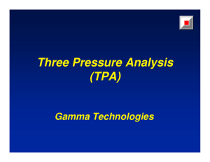 Three Pressure Analysis