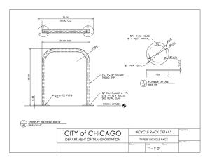 Type B racks for City of Chicago