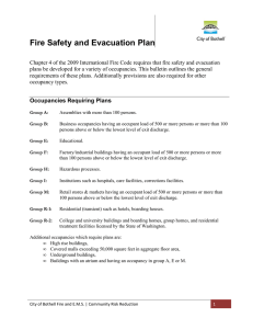 Fire Safety and Evacuation Plan
