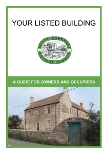 your listed building - South Somerset District Council