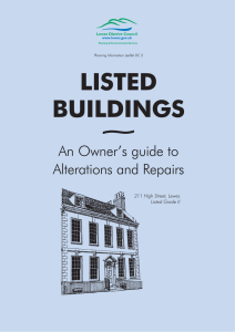 Listed Buildings - Lewes District Council