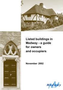 Listed buildings in Medway - a guide for owners
