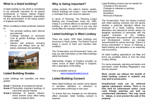 Listed Buildings - West Lindsey District Council