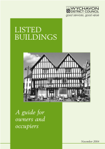 Listed Buildings - Wychavon District Council