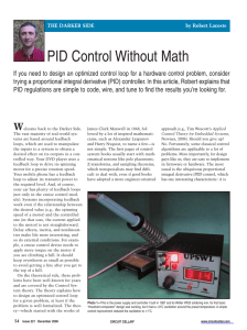 PID Control Without Math